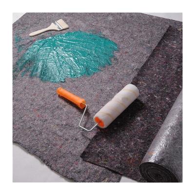 China Waterproof Abdeckvlies Paint Felt In Roll Waist Floor Protection Eco-Friendly Painter Felt Cover Fleece for sale