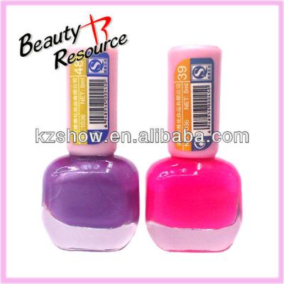 China CLOU 8ml long lasting Mini Kids Nail Polish for sale