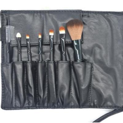 China Goods make your own brand professional hotsell 7 pcs high quality fashionable makeup brush set artificial fiber wool makeup brush set for sale