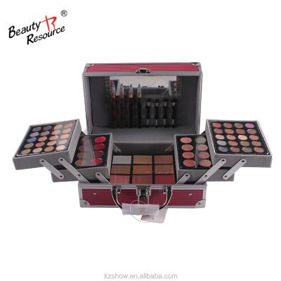 China Wholesale Waterproof Private Label Eyeshadow Palette Packaging Makeup Artist Aluminum Case Eye Shadow for sale