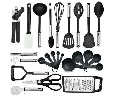 China 40 Piece Cookware Sets Durable Hot Selling Nylon And Stainless Steel Utensil Spatula Non-Stick Kitchen Tool for sale