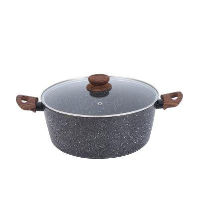 China Sustainable high quality kitchenware cooking pans and pots set non-stick aluminum cookware sets for sale