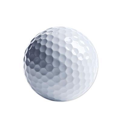 China Custom Printed High Performance Logo Golf Practice Ball Tournament Printed Golf Ball for sale