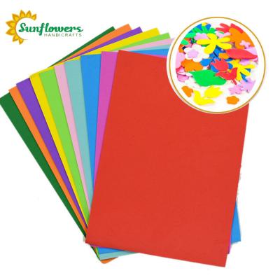 China Educational Toys 2MM EVA Foam Craft Sheets 20*30CM For School Supplies for sale