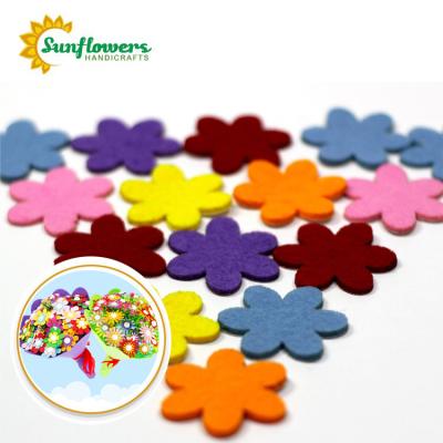 China Decoration felt flower shape for arts and crafts for sale