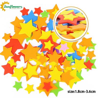 China DIY Toys For Kids Ages New Products 3+ Craft EVA Shapes Foam Star For DIY Craft Toys for sale