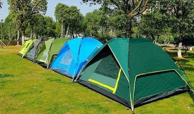 China tent,instant tent for camping tent, double skins tent for 3-4 person pop up tent for sale