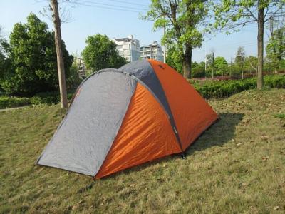 China monodome，double skin  camping tent for 3-4 person for sale