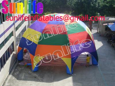 China inflatable air constant pvc outdoor spider 10 foots show tent for sale