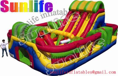 China hot sell inflatable jumper slide combo com056 for sale