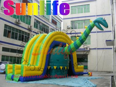 China hot sell inflatable Dinosaur jumper slide combo for sale