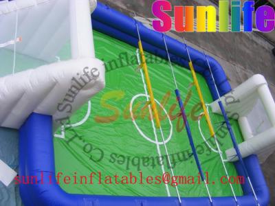 China inflatable high quality world cup football field, human soccer field for sale