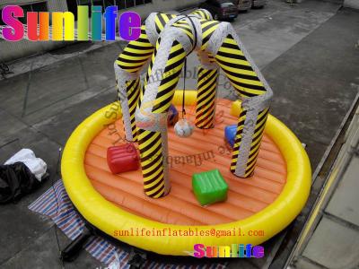 China Garden Inflatable Sports Games Wrecking Ball , Interactive Inflatable Games for sale