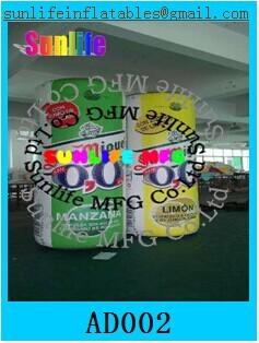 China inflatable 0.6mm pvc can for advertising for sale