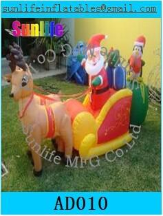 China Inflatable Christmas Decorations , Airblown Inflatable Christmas Tree For Kids for sale