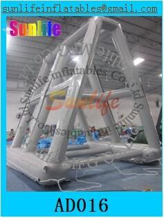 China 0.6 mm pvc tarpaulin inflatable water billboard for advertising for sale