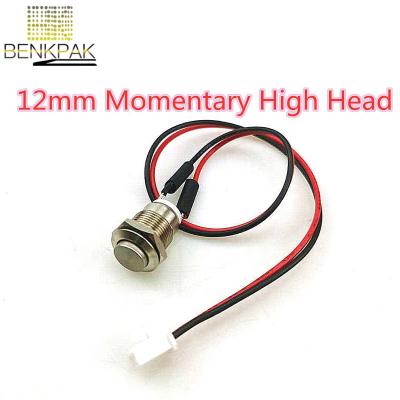 China Waterproof Momentary Switch 12mm 12mm Head Push Button Metal High for sale