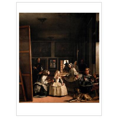 China Canvas Painting Myriart classic frameless painting prints Velazquez Diego Rodriguez de Silva y - The Family of Felipe IV or Las Meninas for sale