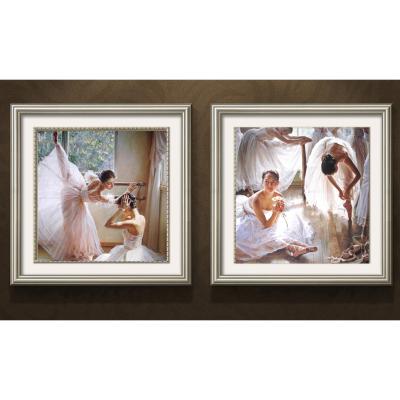 China Modern Ballet Girls Dancing Nude Beauty Portrait Pictures Framed Painting Canvas Prints Retro Art Modern Vintage Decor Posters for sale