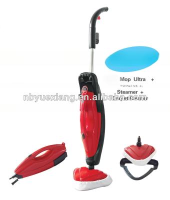 China Red and Black 3 IN 1 Steam Mop Ultra The Ultimate Cleaning Solution for sale