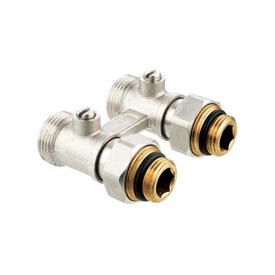 China Modern HELERO HT 100-0465 H Form Type Nickel H Radiator Valve Brass Clad Valve for sale