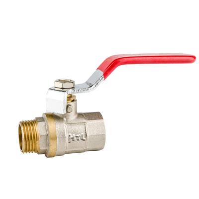 China HELERO HT 100-0104 Brass Bibcock General Ball cw617n 1/2 Inch - 4 Inch Long Handle Ball Valve Faucet For Water for sale