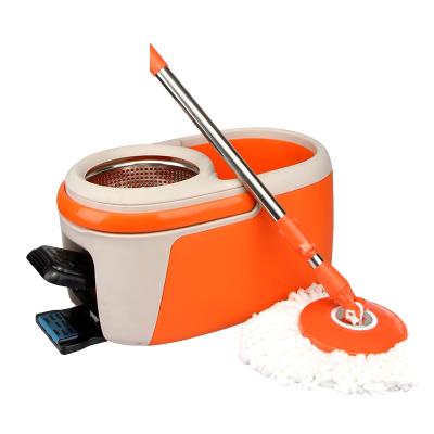 China Sustainable Hot Sale Floor Cleaning Tools Mini 360 Spin Microfiber Easy Cleaning Mops With Bucket Plastic Mop Seat for sale