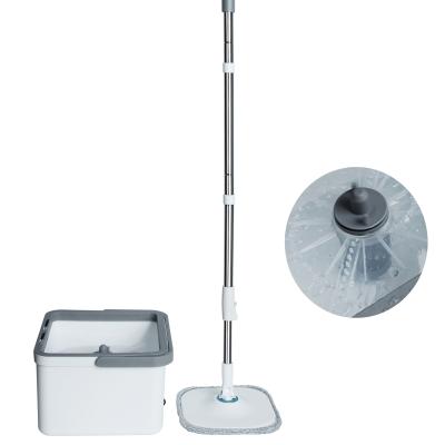 China 2022 New Viable Made in China Hand Free Flat Broom and Magic Bucket Hand with 2pcs Refills for sale