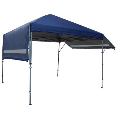 China Large Double Tent 150D Oxford Fabric Steel Canopy Wholesale Double Tent Party Tents Automatic Event Tent for sale