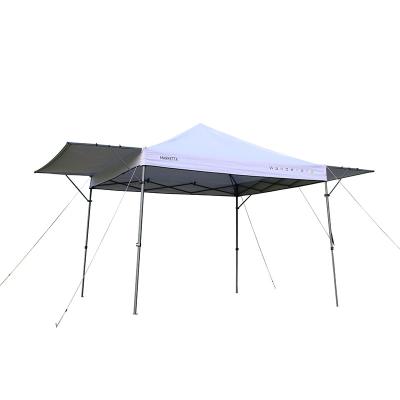 China Oxford 10x10 printed outdoor deployable with tent sunshade awning tent for sale