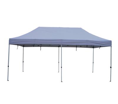 China Portable Large Camping Steel Gazebo Tent Folding Frame Metal Trade Show Tents Heavy Duty for sale