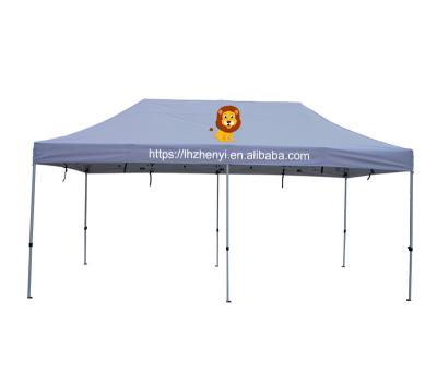 China Large 10X20 Outdoor Advertising Tent Pop Steel Steel Folding Canopy With Logo for sale