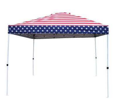 China Amazon Steel Success 10*10 USA Flag Canopy Outdoor Advertising Event Tent for sale