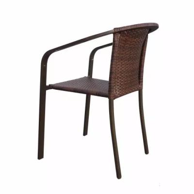 China Garden Chair Cheap Price Steel With Wicker Cover Stable Chair for sale