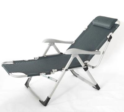 China Foldable Garden Chair Garden Outdoor Sling Steel Recliner Chair for sale