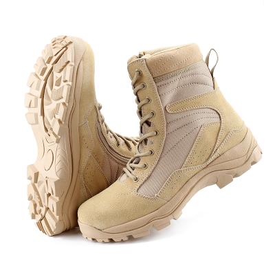 China Wholesale High Ankle Mens Tactical Shoes Breathable Combat Desert Boots Military Boots for sale