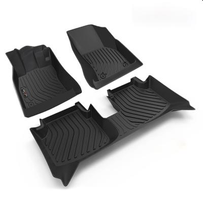 China Limousine Floor Mat Strip Anti Slip Interior Easy Clean Equipment All Weather Comfortable Accessories Factory Car Mats for sale