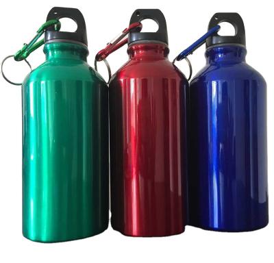 China Wholesale 400ml Spill Proof Sustainable Portable Camping Casual Aluminum Water Bottle With Lids for sale