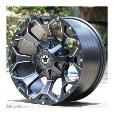 China Best Price Factory Wholesale Black ALLOY Star Look 16-20 Inch Size Magnesium Wheel 4X4 Rims Wheels Alloy Rim For Vehicle for sale