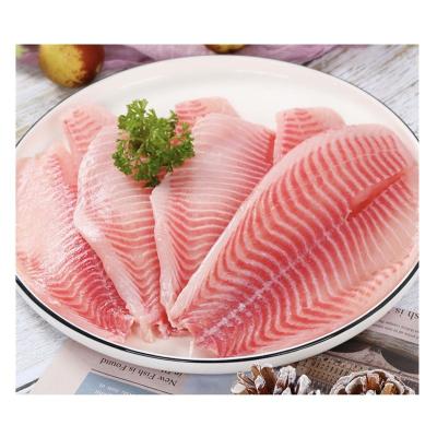 China NATURE Best Seafood Tilapia Fillets Dried Fish Tilapia Fillet Fish Feed Frozen Vacuum Packing for sale