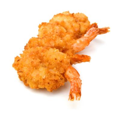 China Butterfly Frozen Prefried Breaded Shrimp for sale