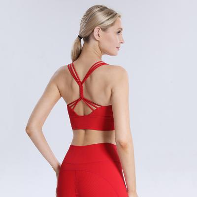 China Wholesale Breathable Yoga Top For Women Sports Bras Plus Tight Seamless Sports Bra for sale