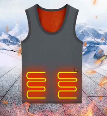 China 2021 Anti-wrinkle smart vest men's women's battery casual heat smart vest usb interface plus size slimming clothes for sale