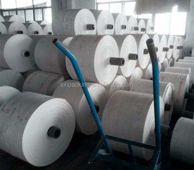 China Polypropylene Woven Bag Rolls / Security Bag , Tubular Fabric For PP Woven Bags for sale