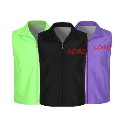 China Anti-Shrink Custom Logo Men's Garment Anti-Shrink Factory Company Invest Waterproof Sweater Vest for sale