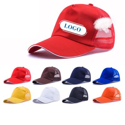 China Custom Cool Adjustable JOINT Snapback Breathable Running Hats With Logo Printed White Sports Cap Baseball Running Hat for sale