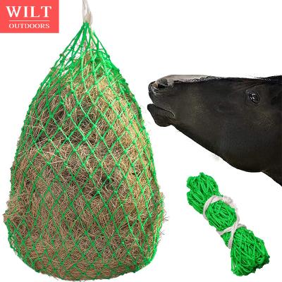 China Slow Feed Nylon Hay Net For Horses With 2