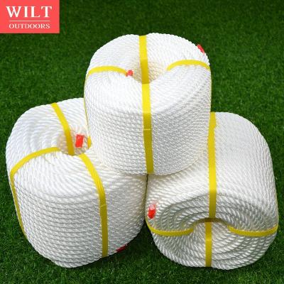 China High Durable Polyester PP Nylon Rope Nylon Ropes Twisted Ropes From 4mm To 30mm for sale