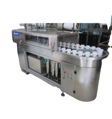 China Small Chemical Semi-automatic Rotary Bottle Washing Machine for sale