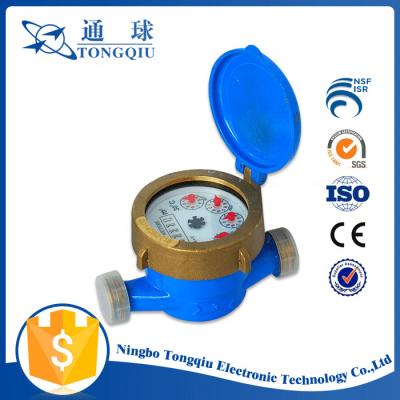 China Big Selling Brass Single Wet Spray Dial Domestic Water Meter for sale